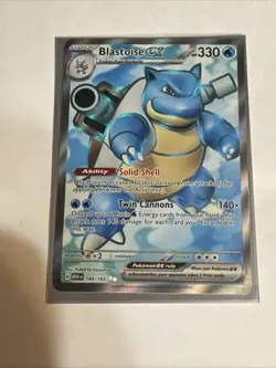 Pokemon SV151 Scarlet & Violet Blastoise EX 184/165 Ultra Rare Holo - Image 1
