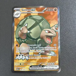 Pokemon TCG Golem EX 189/165 Scarlet & Violet 151 Ultra Rare Full Art NM - Image 1