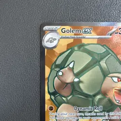 Pokemon TCG Golem EX 189/165 Scarlet & Violet 151 Ultra Rare Full Art NM - Image 3