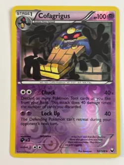 COFAGRIGUS 52/108 DARK EXPLORERS 2012 POKEMON - REVERSE HOLO- RARE - Image 1
