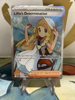 Lillie's Determination 169/132 Pokemon TCG Mega Evolution Ultra Rare Holo NM - Image 1