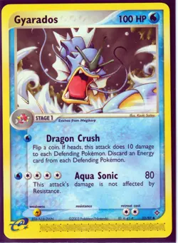 VINTAGE 2003 POKEMON GYARADOS 32/97 EX DRAGON REGULAR NM (G1) - Image 1