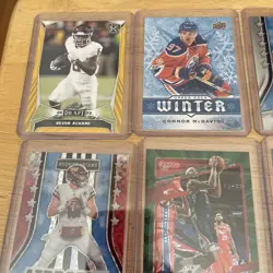 15 Sports Card Lot Random Cards Years And Players Gibbs Mahomes Beal Allen David - Image 2