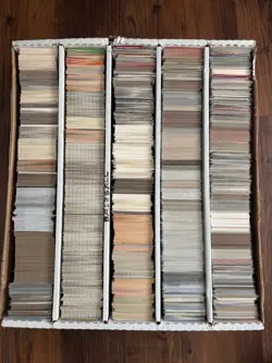 Baseball Card Lot- 5000 Cards! 1980s-2000s Random, TOPPS, UPPER D - Image 1
