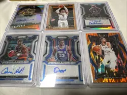NBA / WNBA / NHL Random Card Lot Of 400 -Sleeved Inserts/Rookies/Autos/Parallels - Image 1