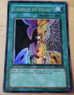 Yu-Gi-Oh! Change of Heart Metal Raiders MRD-060 Unlimited Exactly as Seen - Image 1