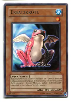 Yu-Gi-Oh! PLAYED/POOR Ersatzkrote Rare - Image 1