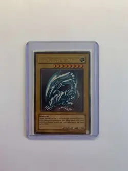 Yugioh Karte: Blauaugiger W. Drache (SDK-G001) - Ultra Rare, Vintage - Image 1
