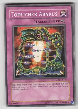 YU-GI-OH Todlicher Abakus Common DB2-DE133 - Image 1