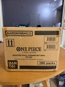 One Piece Paramount War Booster Box Sealed CASE (ENGLISH) OP 02 - Image 2