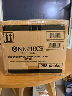 One Piece Paramount War Booster Box Sealed CASE (ENGLISH) OP 02 - Image 3