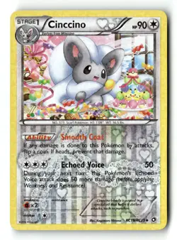 Pokemon Card Cinccino LP Legendary Treasures: Radiant Collection RC19/RC25 - Image 1