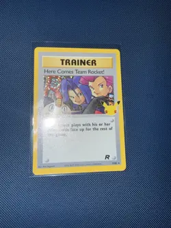 Pokemon TCG Team Rocket Holo Card 15/82 Here Comes - Image 1
