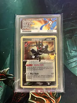 Pokemon TCG Greninja Gold Star SWSH144 25th Celebrations Ace 9 - Image 1