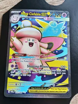 Pokemon TCG Mega Clefable ex 103/088 Ultra Rare Perfect Order Pokemon Card - NM - Image 1
