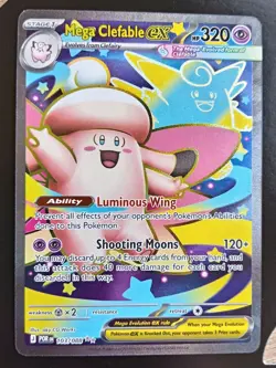Pokemon TCG Mega Clefable ex 103/088 Ultra Rare Perfect Order Pokemon Card - NM - Image 1