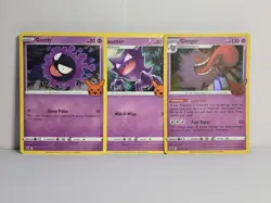 Gengar , Haunter, And Gastly Trick Or Trade Trading Cards Pokemon TCG Stamp - Image 1