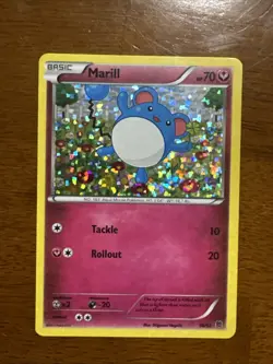 Marill 10/12 McDonald's Promo Holo Pokemon Card - Image 1
