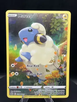 Mareep GG34/GG70 Crown Zenith Full Art Ultra Rare Holo Pokemon Card NM - Image 1