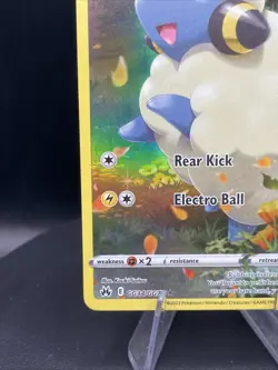 Mareep GG34/GG70 Crown Zenith Full Art Ultra Rare Holo Pokemon Card NM - Image 5