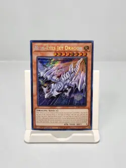 Blue-Eyes Jet Dragon RA02-EN017 Secret Rare 1st Edition Yugioh - Image 1
