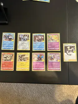 Pokemon 25th Anniversary Celebrations 9 Card Lot - Image 1