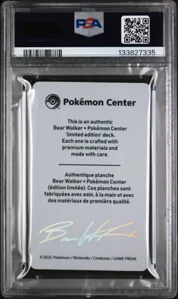 PSA 10 2025 POKEMON CENTER X BEAR WALKER COLLECTION CARD SYLVEON #357/930 - Image 2