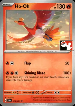 Ho-Oh Normal Uncommon Prize Pack Series Cards 019/191 NM - Image 1