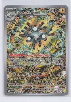 Pokemon TCG Magneton SVP 159 Surging Sparks Promo Card NM - Image 1