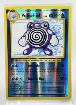 Poliwhirl 24/108 Reverse Holo Pokemon Card 2016 XY Evolutions LP - Image 1