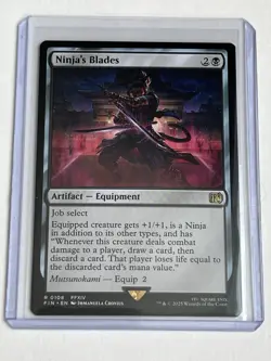 Ninja's Blades 108 MTG Final Fantasy 2025 Near Mint Non Foil Rare - Image 1