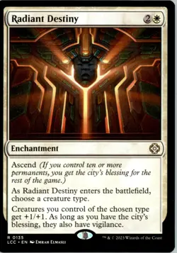 Radiant Destiny Commander: The Lost Caverns of Ixalan Magic: The Gathering NM - Image 1