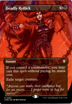 Deadly Rollick (Borderless) Commander Masters CMM Normal NM - Image 1