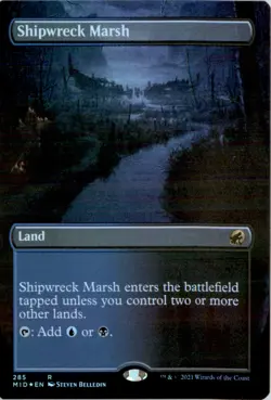 Shipwreck Marsh (Borderless) Innistrad: Midnight Hunt MID Foil NM - Image 1