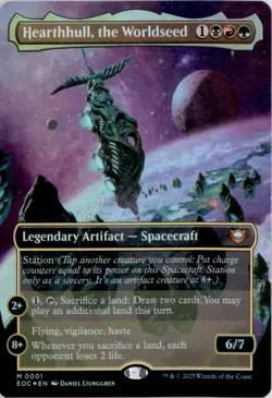 Hearthhull, the Worldseed (Borderless) Commander: Edge of Eternities EOC Foil NM - Image 1