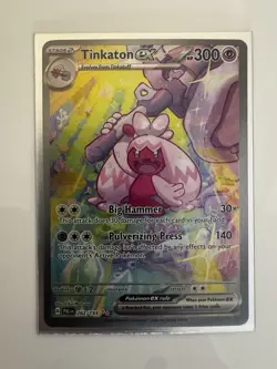 Tinkaton ex 262/193 SIR Paldea Evolved Pokemon Full Art Holo NM - Image 1