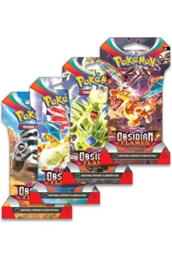 Pokemon Obsidian Flames Sleeved Booster - Image 1