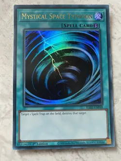 Yugioh - Mystical Space Typhoon - RA02-EN048 - Ultra Rare 1st Edition - Image 1