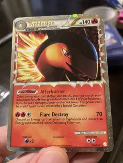 Pokemon Heartgold & Soulsilver Typhlosion Prime 110/123 Holo, LP - Image 3