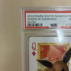 Pokemon Center Nagoya Diamond Q Eevee Trading Card PSA10 Rare Authentic - Image 3