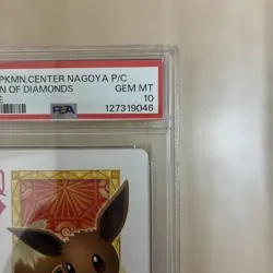 Pokemon Center Nagoya Diamond Q Eevee Trading Card PSA10 Rare Authentic - Image 4