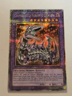 Chimeratech Fortress Dragon MP24-EN022 Quarter Century Secret Rare Yugioh Mint - Image 1