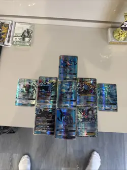 9 Total Pokemon Cards that Includes Greninja GX 120/131 - Image 1