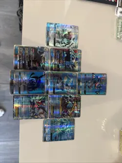 9 Total Pokemon Cards that Includes Greninja GX 120/131 - Image 2