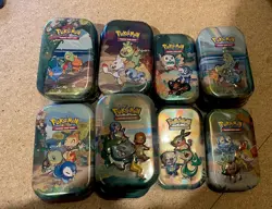 X22 Empty Tins & x18 COINS Pokemon 25th Anniversary Celebrations Mini Tins - Image 2
