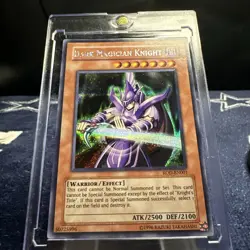 YuGiOh Dark Magician Knight ROD-EN001 Super Parallel Rare NM/M Unlimited - Image 1