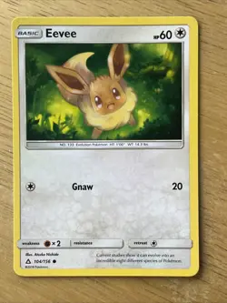 Eevee 104/156 SM Ultra Prism Pokemon NM - Image 3