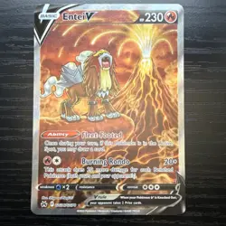 Pokemon Entei V Crown Zenith GG36/GG70 Ultra Rare Full Art Holo Basic 230 HP - Image 1