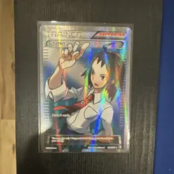 Pokemon Cheren Full Art Trainer 148/149 Boundaries Crossed Ultra Rare Holo Engl… - Image 1