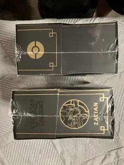 Pokemon TCG Sword & Shield Premium ETB Set Zacian & Zamazenta Factory Sealed (2) - Image 4